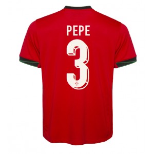 Fotbalové Dres Portugalsko Pepe #3 Domácí Oblečení ME 2024 Krátký Rukáv